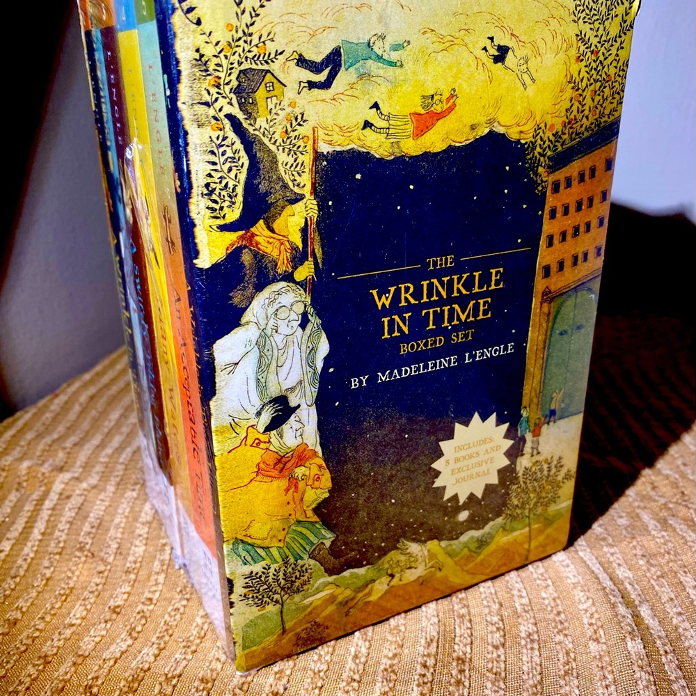 A Wrinkle in Time Box Set Bundle of five books plus journal. New.  M. L’Engle